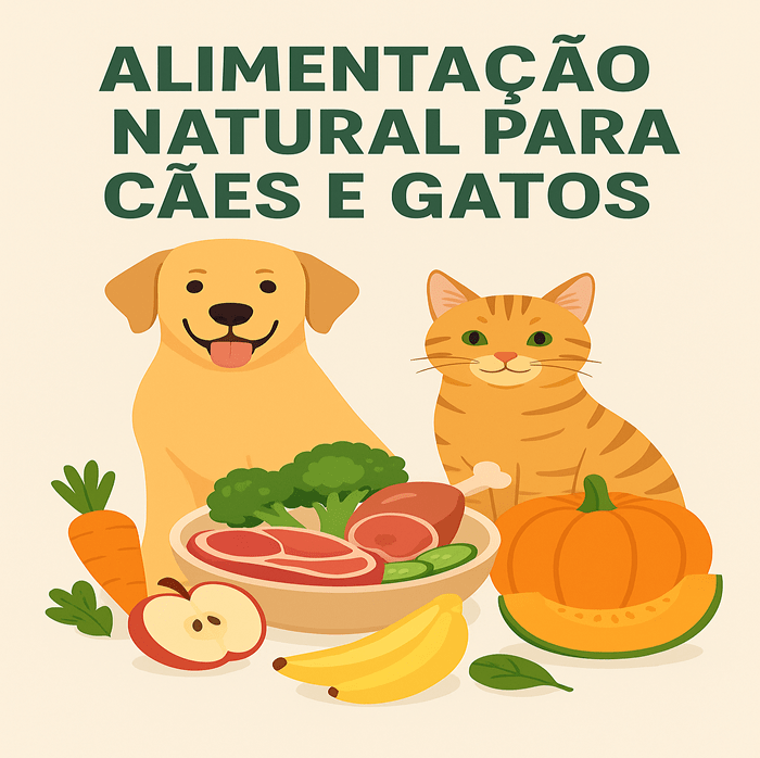 Alimentação Natural para Cães e Gatos