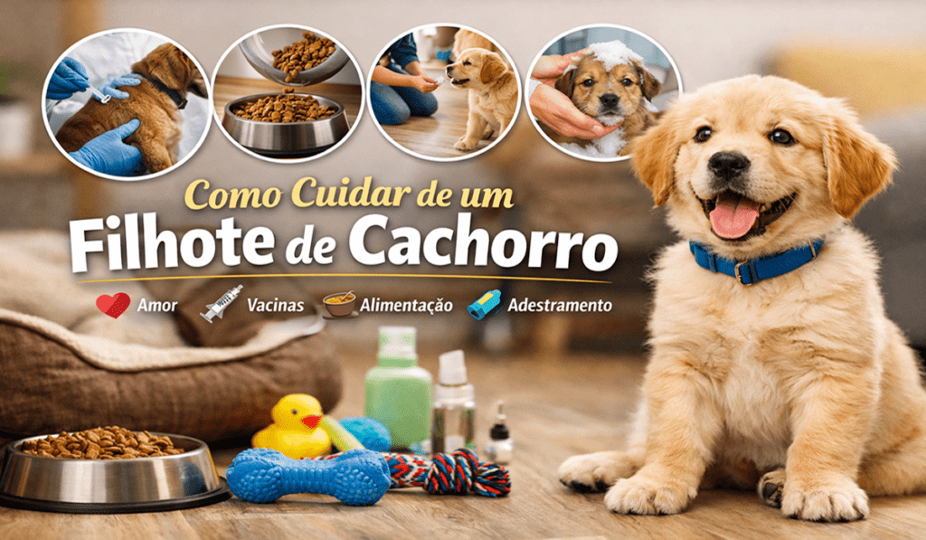 como cuidar de um filhote de cachorro